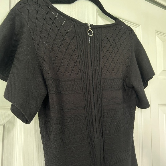 Bohme black sweater column midi dress size small - Picture 8 of 8